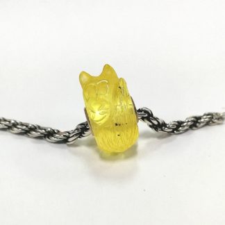 Carved Amber Fox