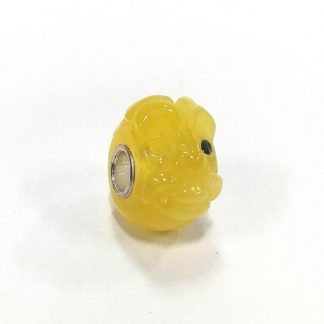 Carved Amber Daruma 4