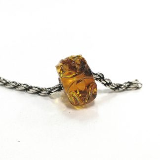 Carved Amber Bunny 3