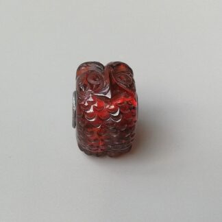 Carved Amber Owl