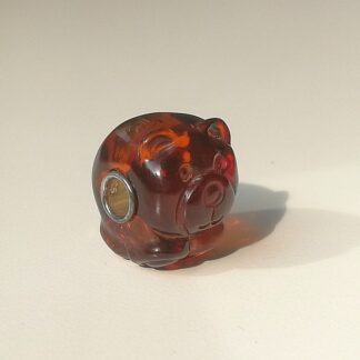 Carved Amber Bear 5
