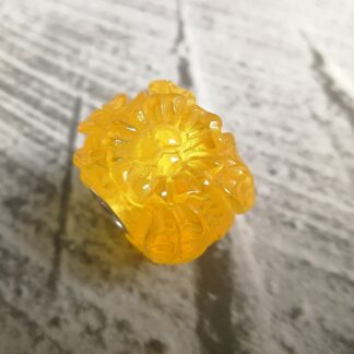Carved Amber Bear 5
