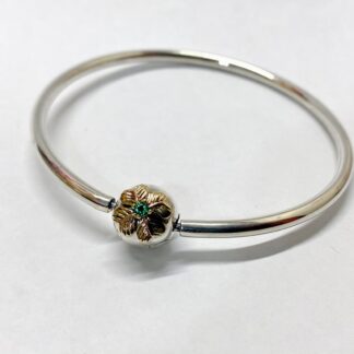 Four Leaf Lucky Bangle