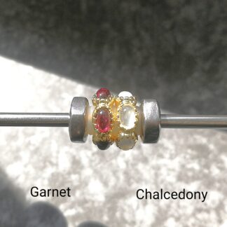 Five Petals Spacer Gold Spark