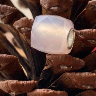 Pink Chalcedomy Cube